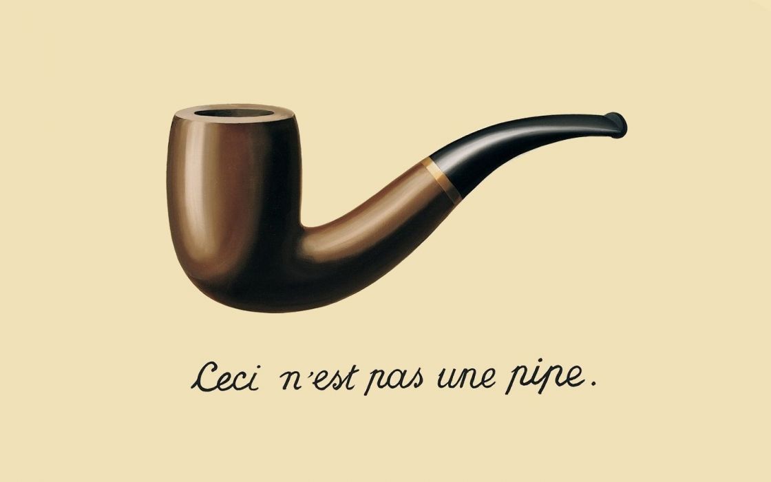 Smoking Pipes Rene Magritte The Treachery Of Image Wallpaper