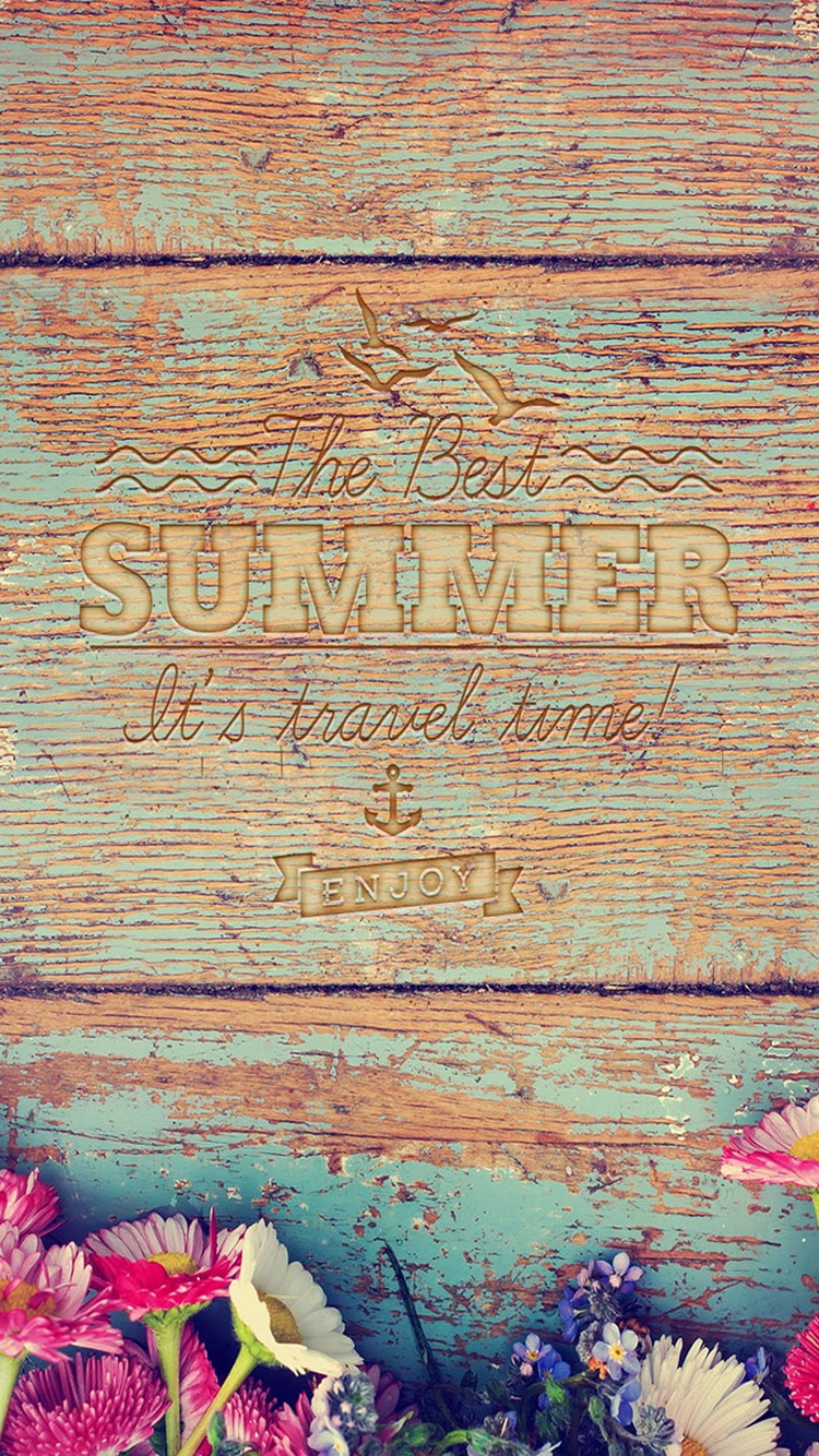 Free Download Summer Travel Time Wood Writing Iphone 6 Wallpaper 750x1334 For Your Desktop Mobile Tablet Explore 44 The Yellow Wallpaper Date Written The Yellow Wallpaper Film Gilman The