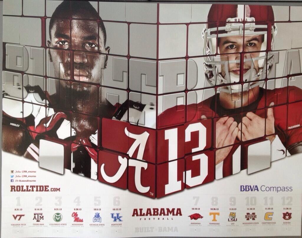 Alabama Football Poster
