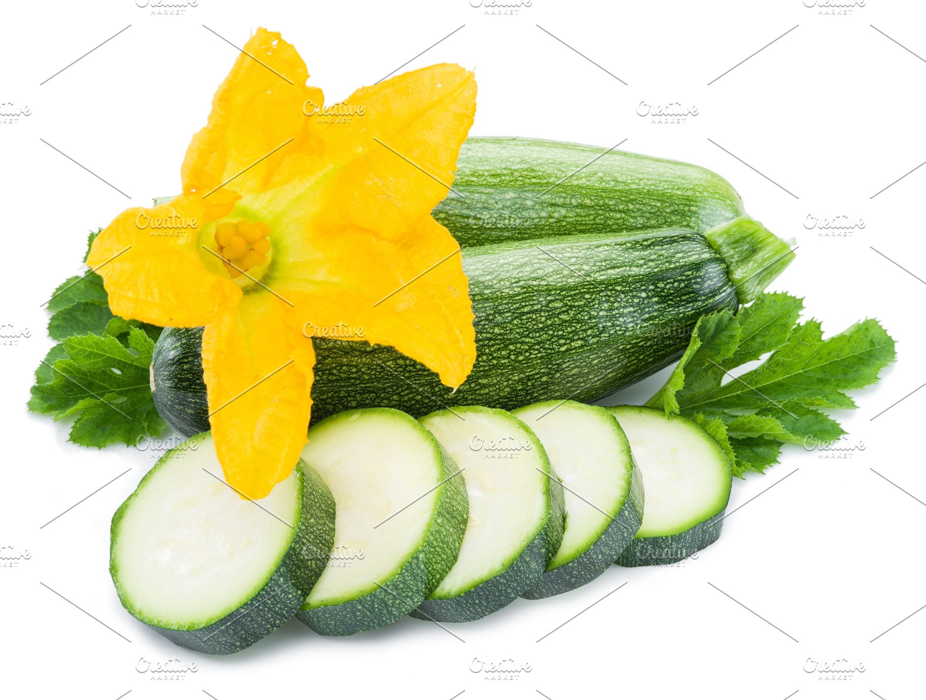 Free download Zucchini on a white background High Quality Food Images