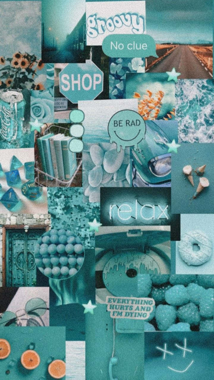 Turquoise Aesthetic Wallpaper