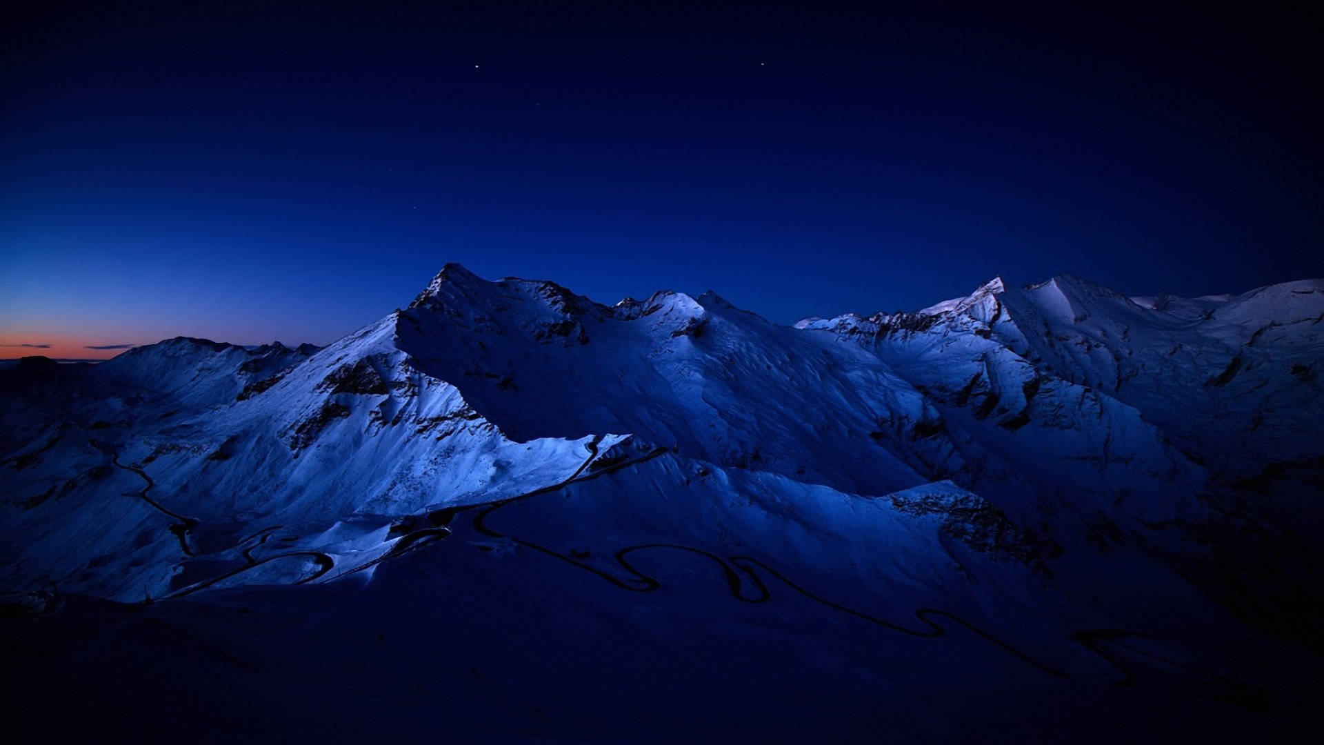 Night Mountain Wallpaper