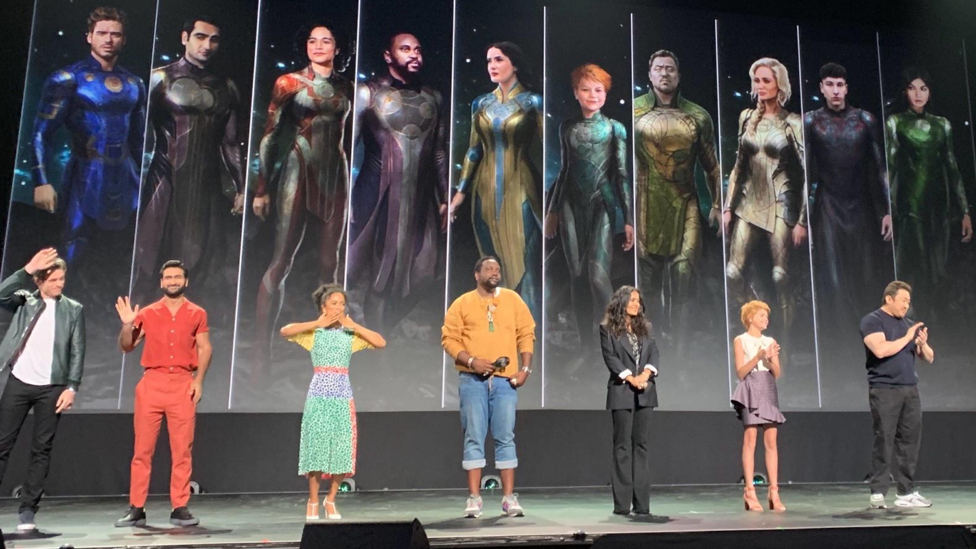 New Set Photos From Marvel S The Eternals Show Cast In Their