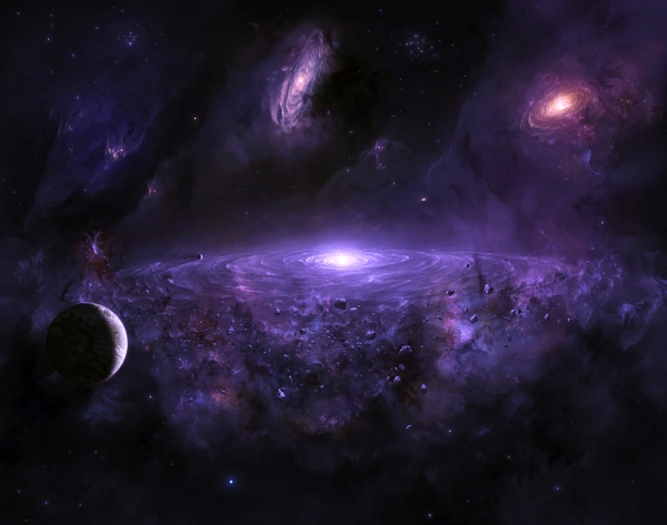 Outer Space Galaxies Wallpaper