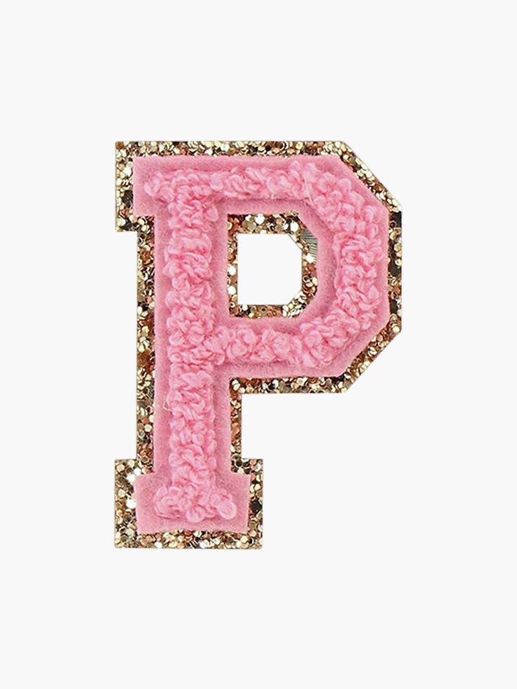 Preppy Pink Varsity Letter P Sticker for Sale by ktp100