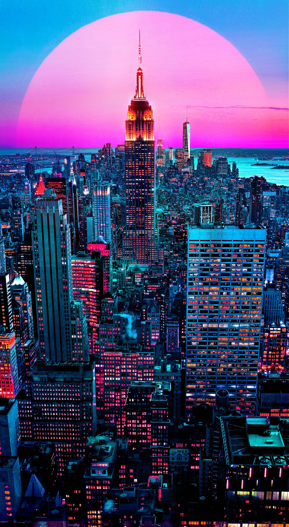 Neon City Wallpaper