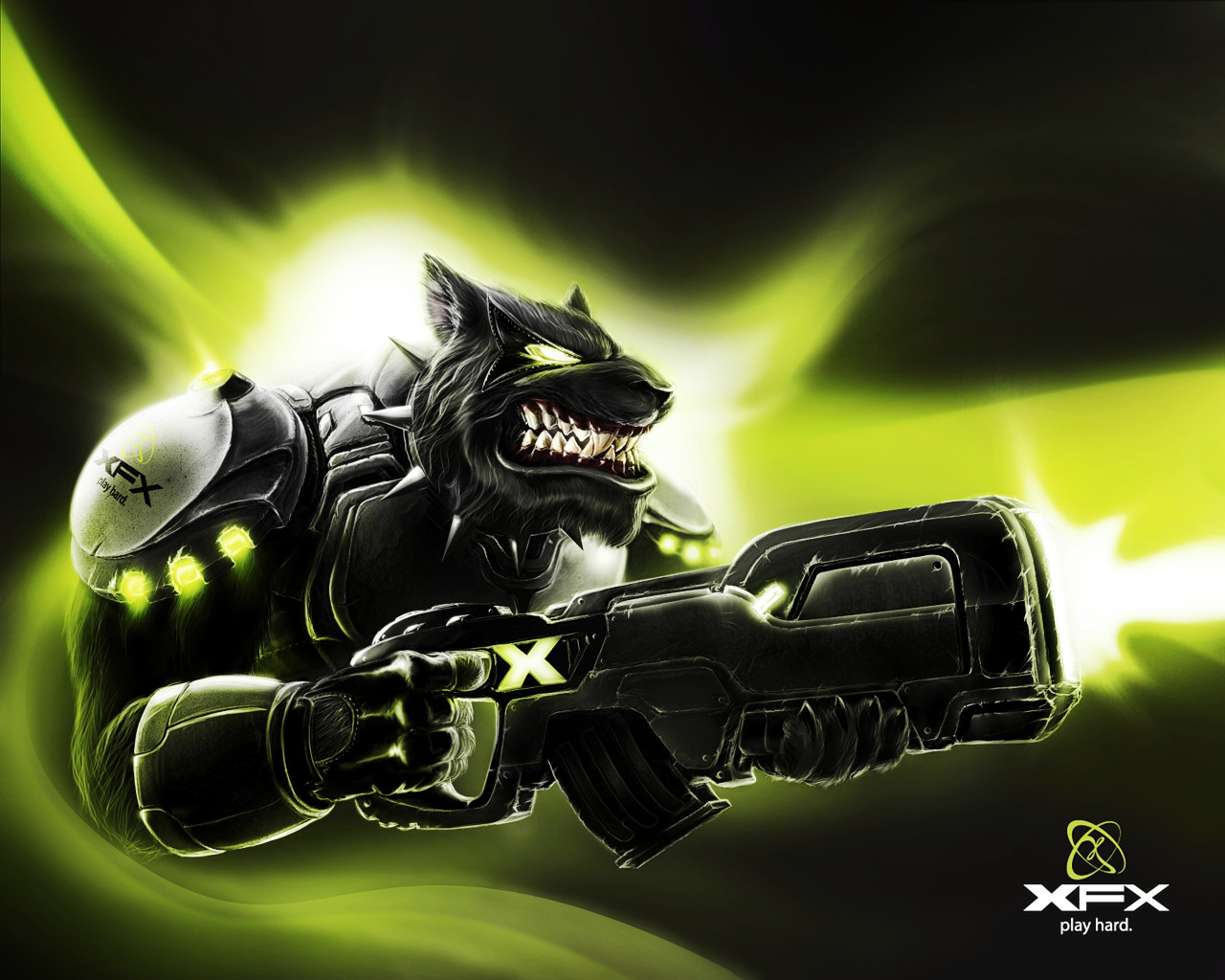 Xfx Dog The Warrior By 7kive Customization Wallpaper Science Fiction