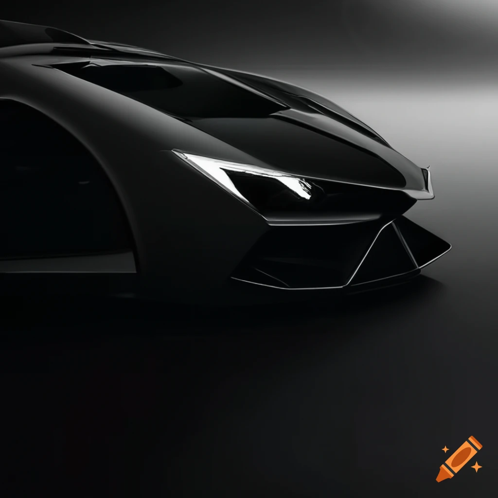 Free Download Sleek Black Lamborghini Wallpaper For Phone On Craiyon