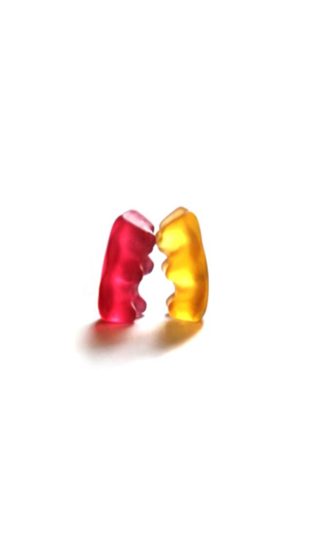 Gummy Bear Kiss Food And Drinks iPhone Wallpaper S