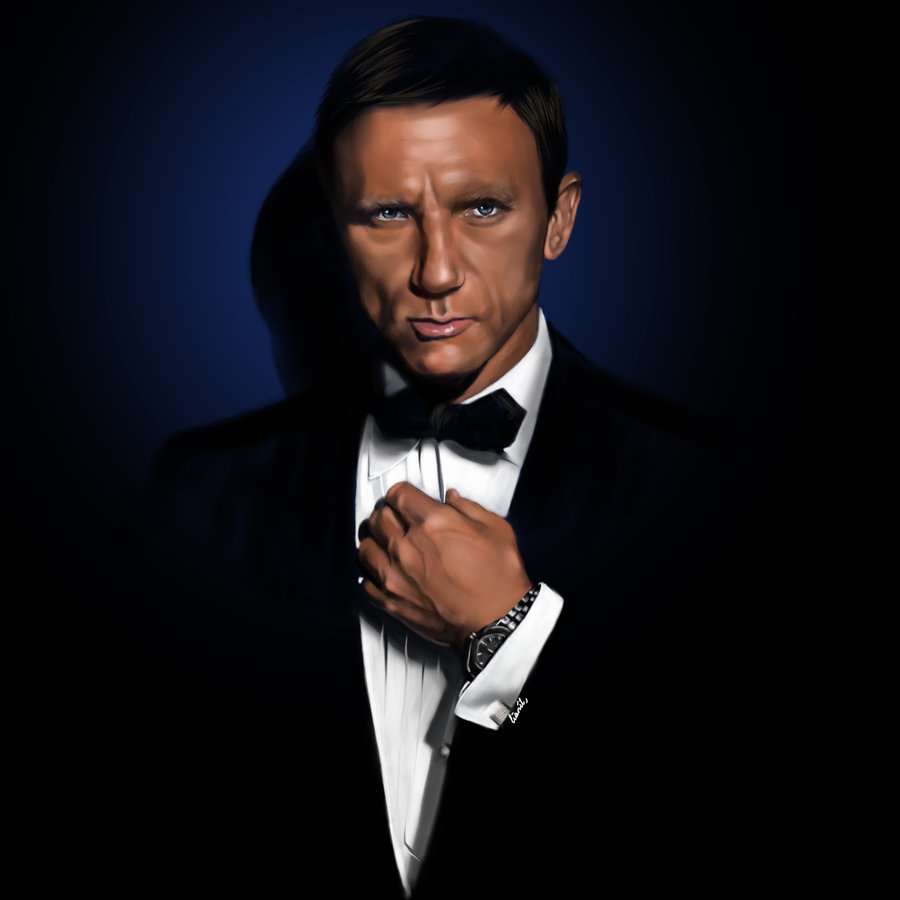 Daniel Craig James Bond By Lianit