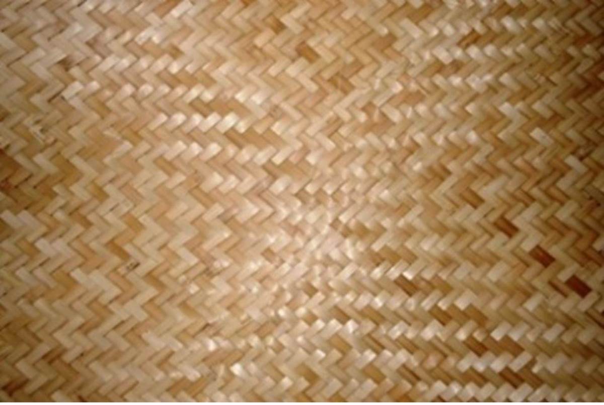 Bamboo Weave Matting Roll X Foot Wallpaper Wainscoting Ceiling
