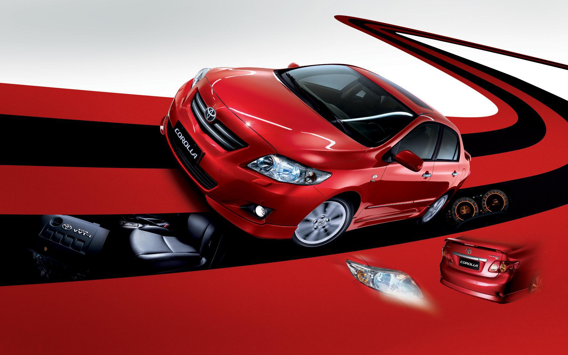 Design of the car Toyota Corolla wallpapers and images