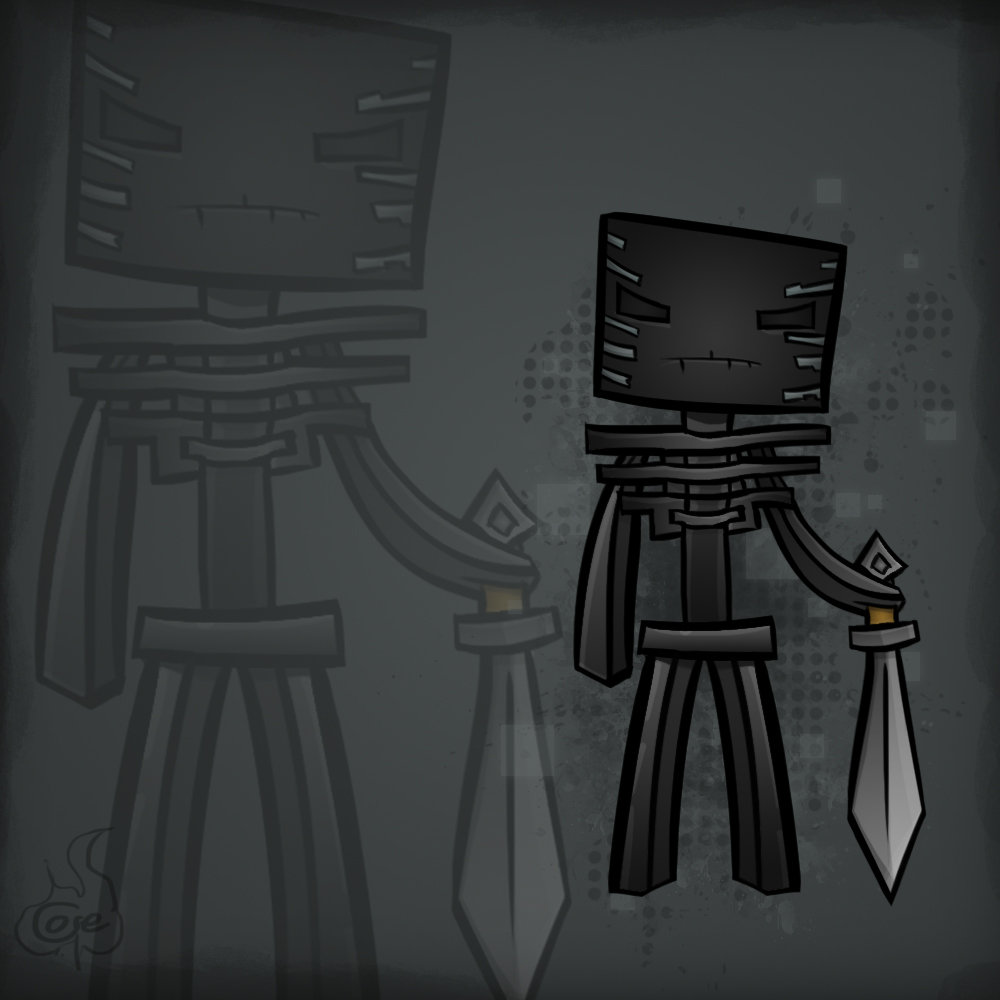 Minecraft Mob Spotlight Wither Skeleton By Trucorefire On