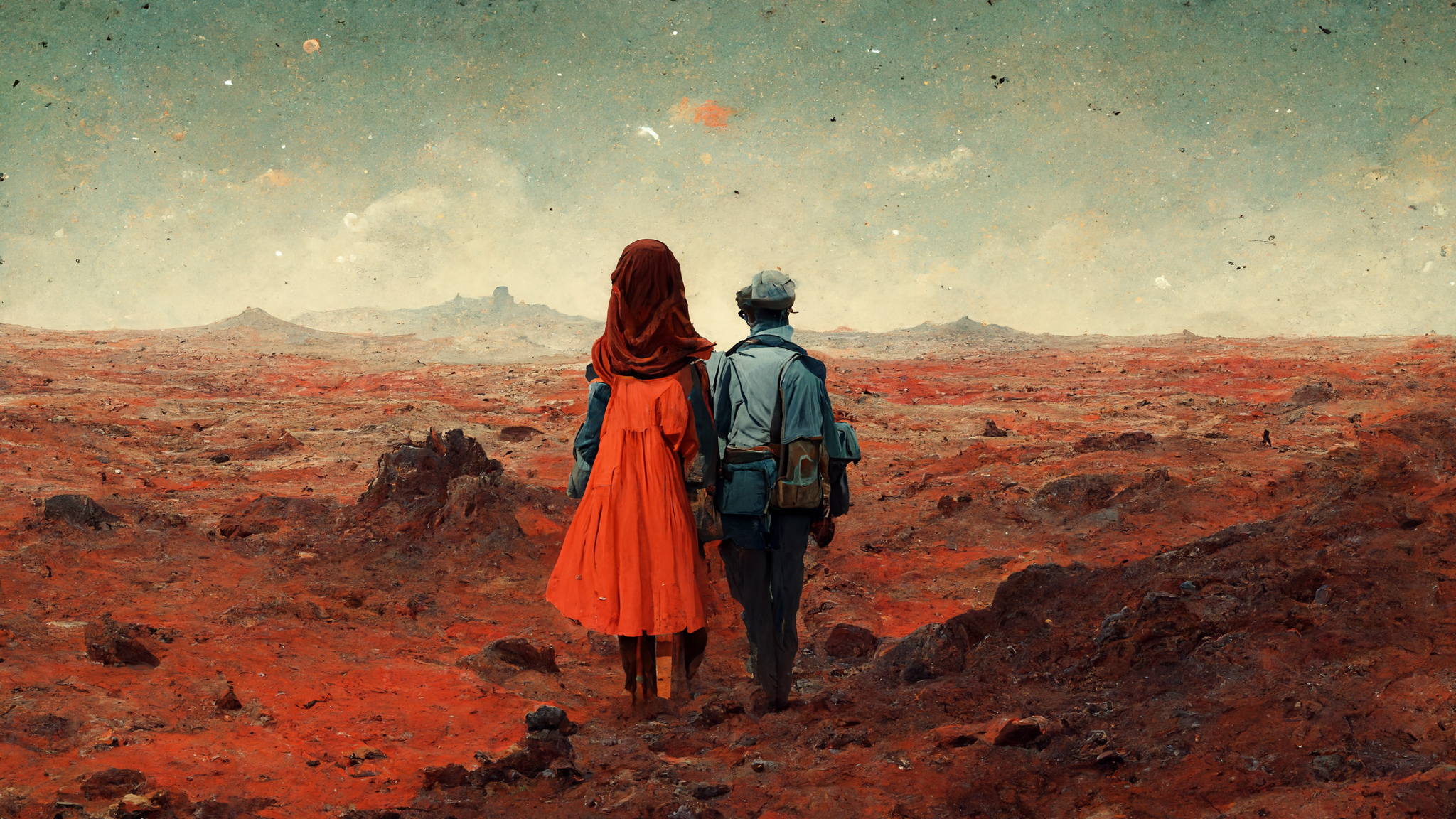 A man and his girlfriend travels to the Mars Made with