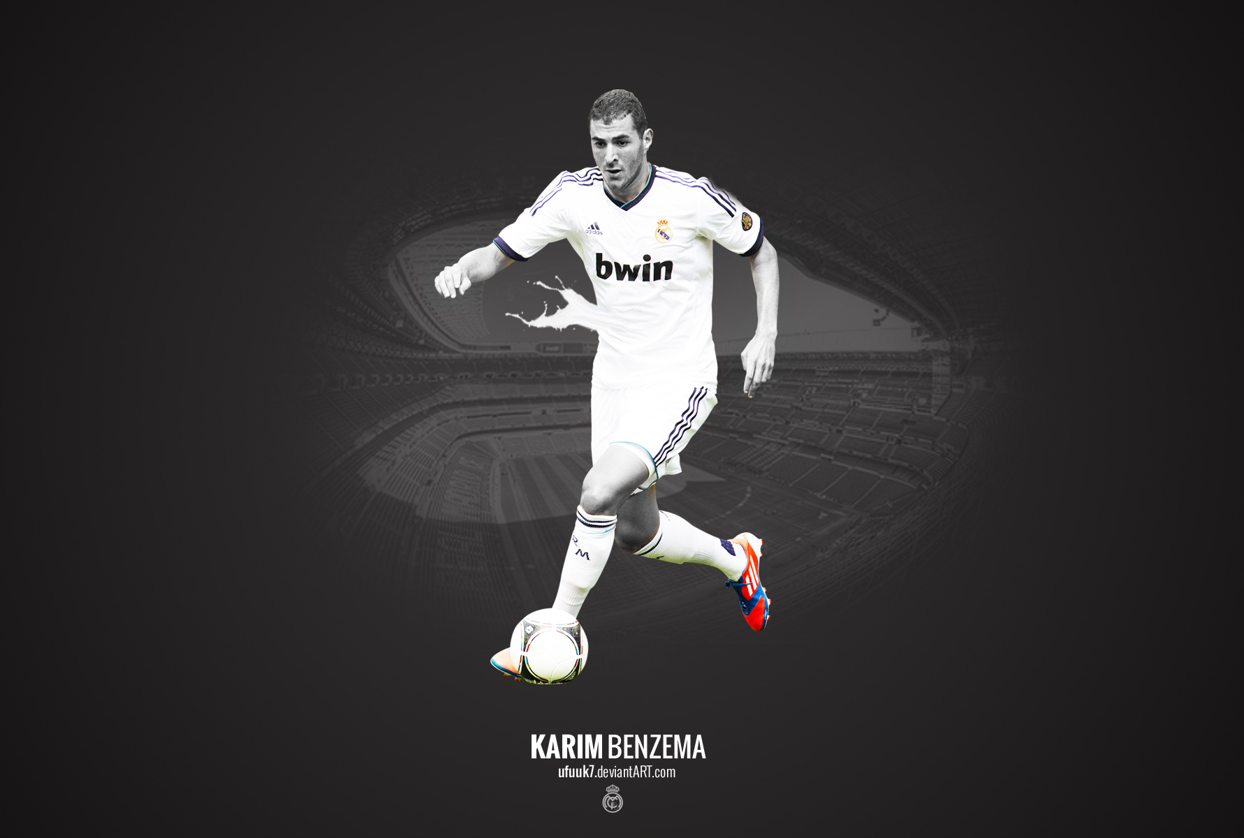 Karim Benzema Real Madrid Wallpaper Desktop Background For HD