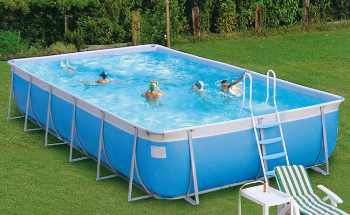 Fiberglass Above Ground Swimming Pools Designs For Kids In Backyard
