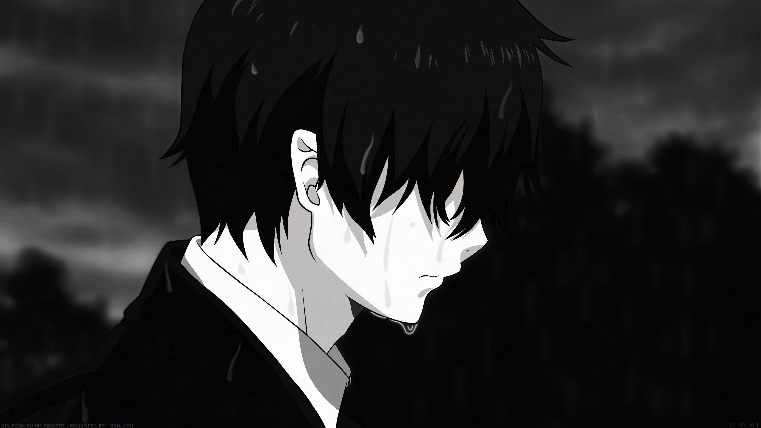 Crying Anime Wallpaper On