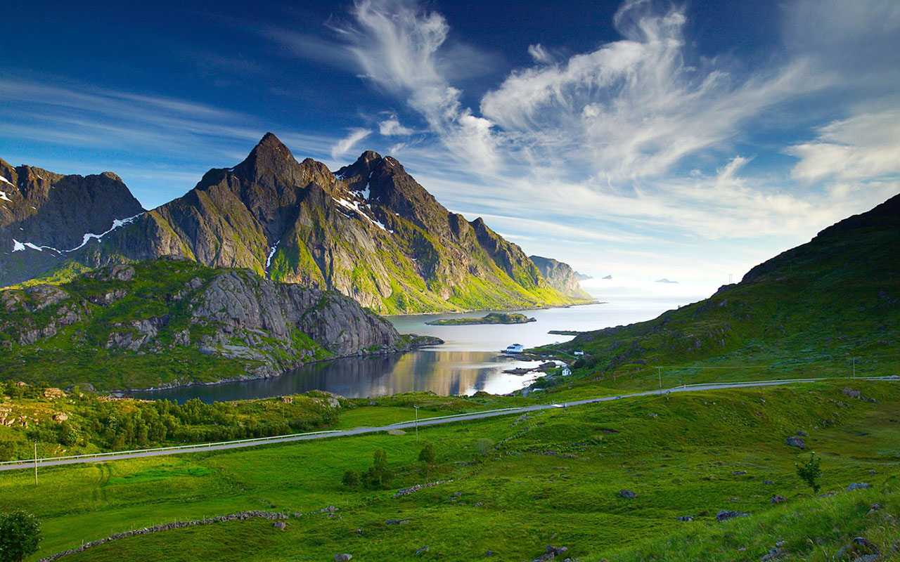 Nordic Scenery Landscape Wallpaper