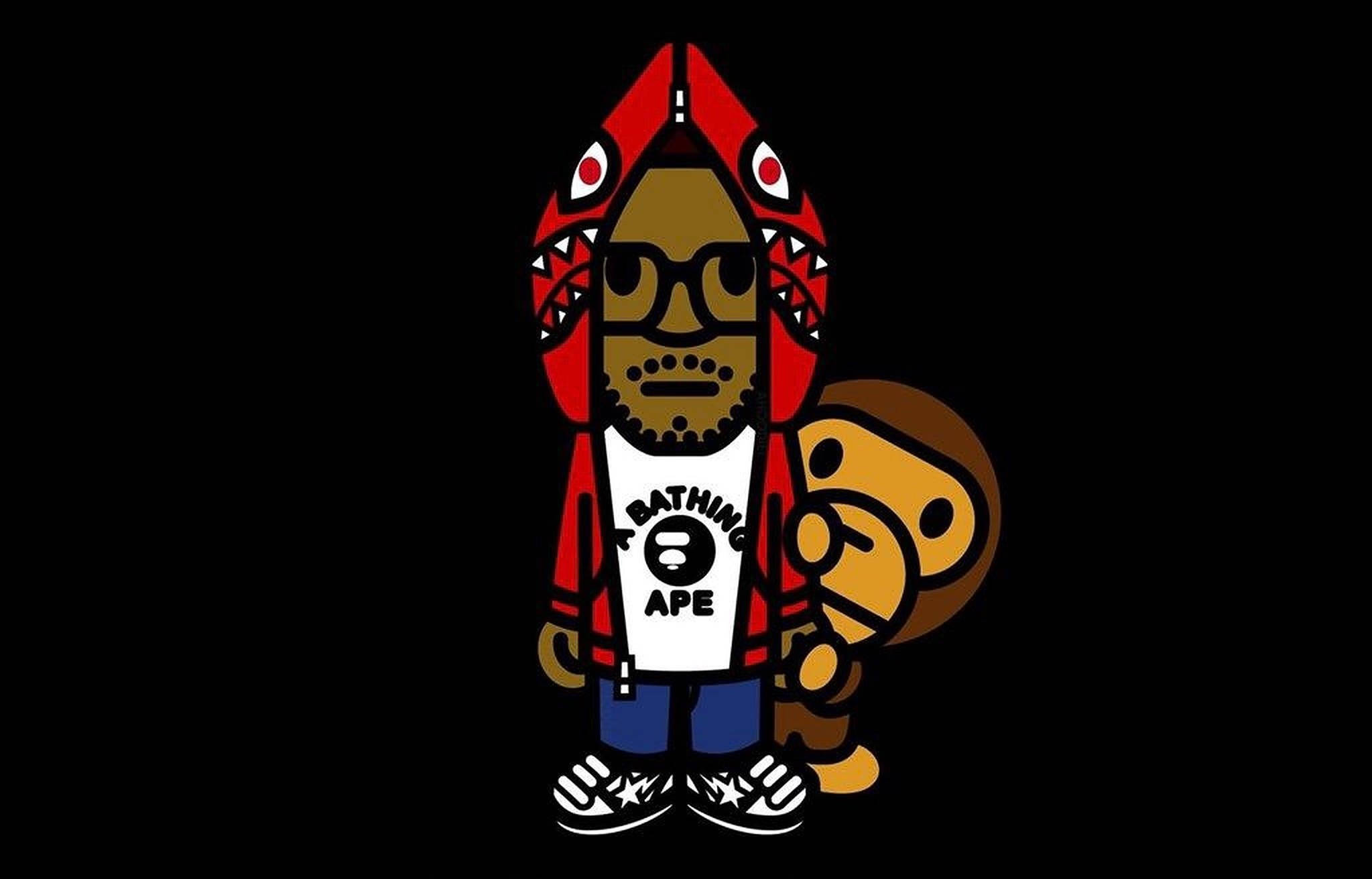 Bape Cartoon Wallpaper
