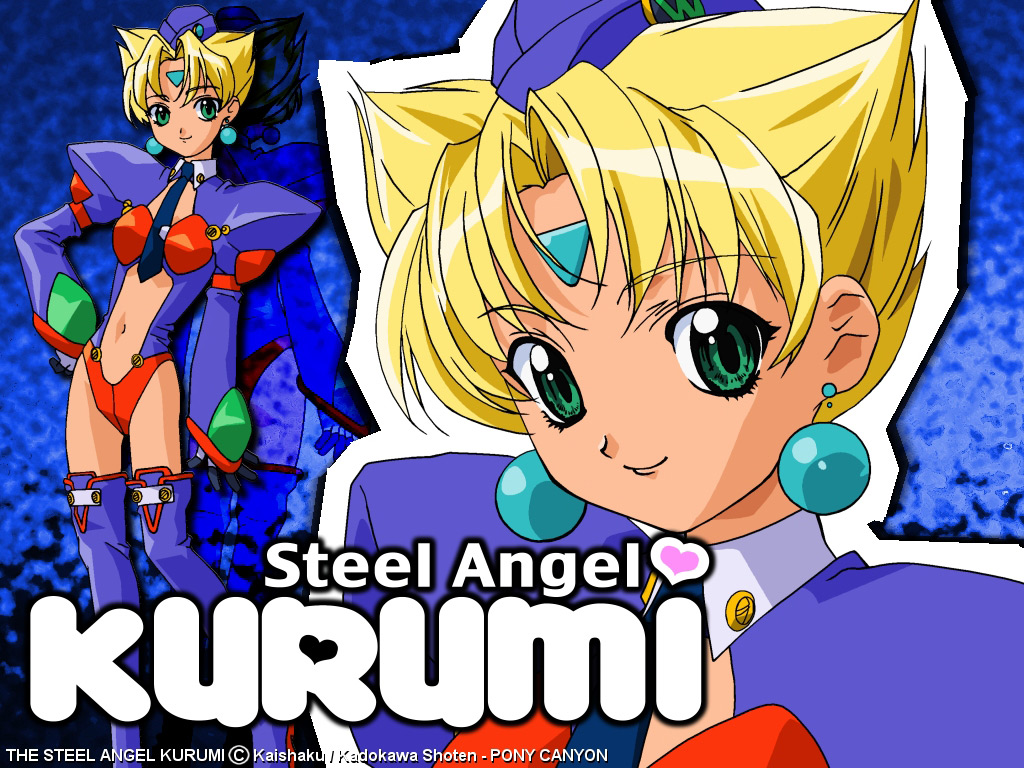 Wallpaper Of Steel Angel Kurumi Anime