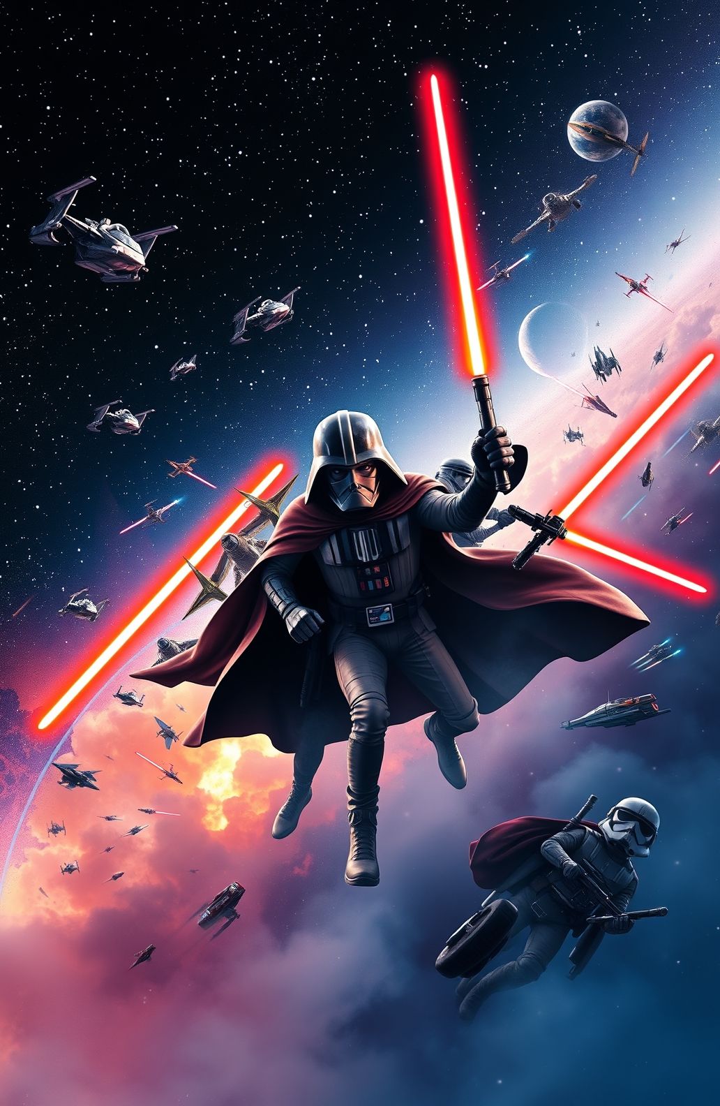 Dual Screen Wallpaper Star Wars
