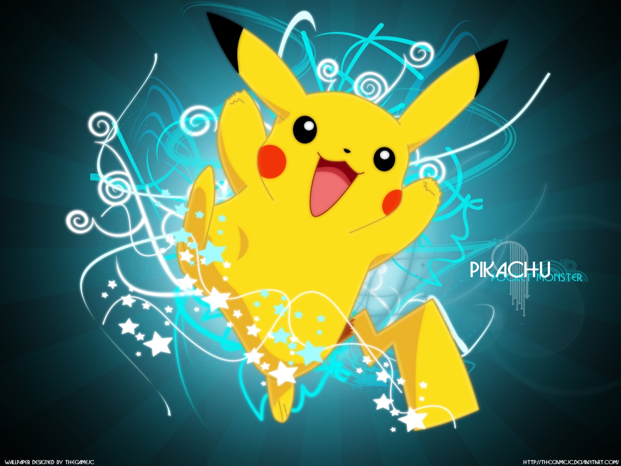 For Pc Desktop Wallpaper Amazing Pikachu Pokemon