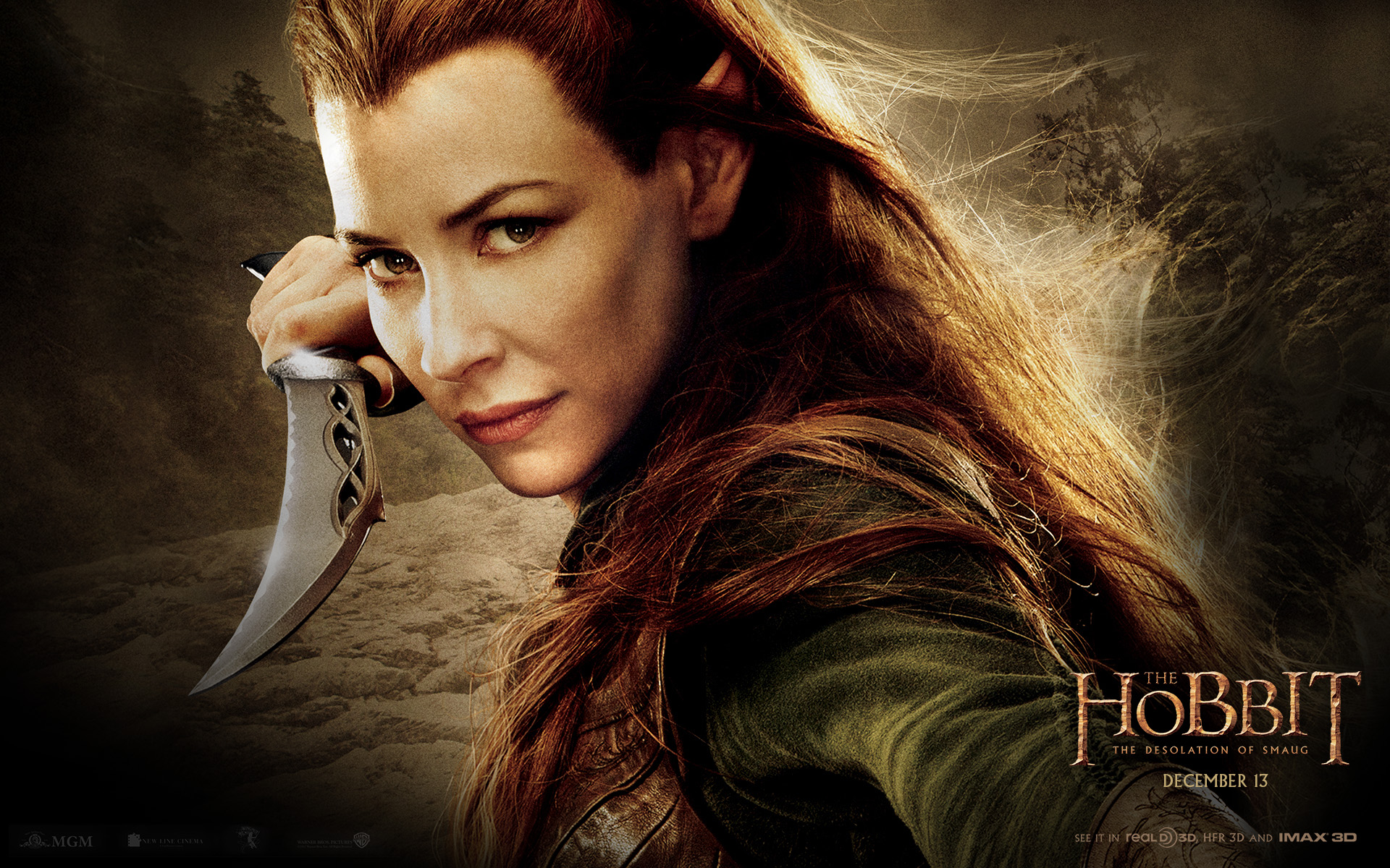 Tauriel The Hobbit Desolation Of Smaug Live HD Wallpaper