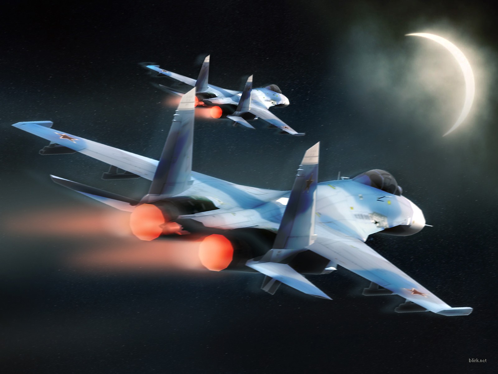 Military Jet Fighters In Flight Wallpaper