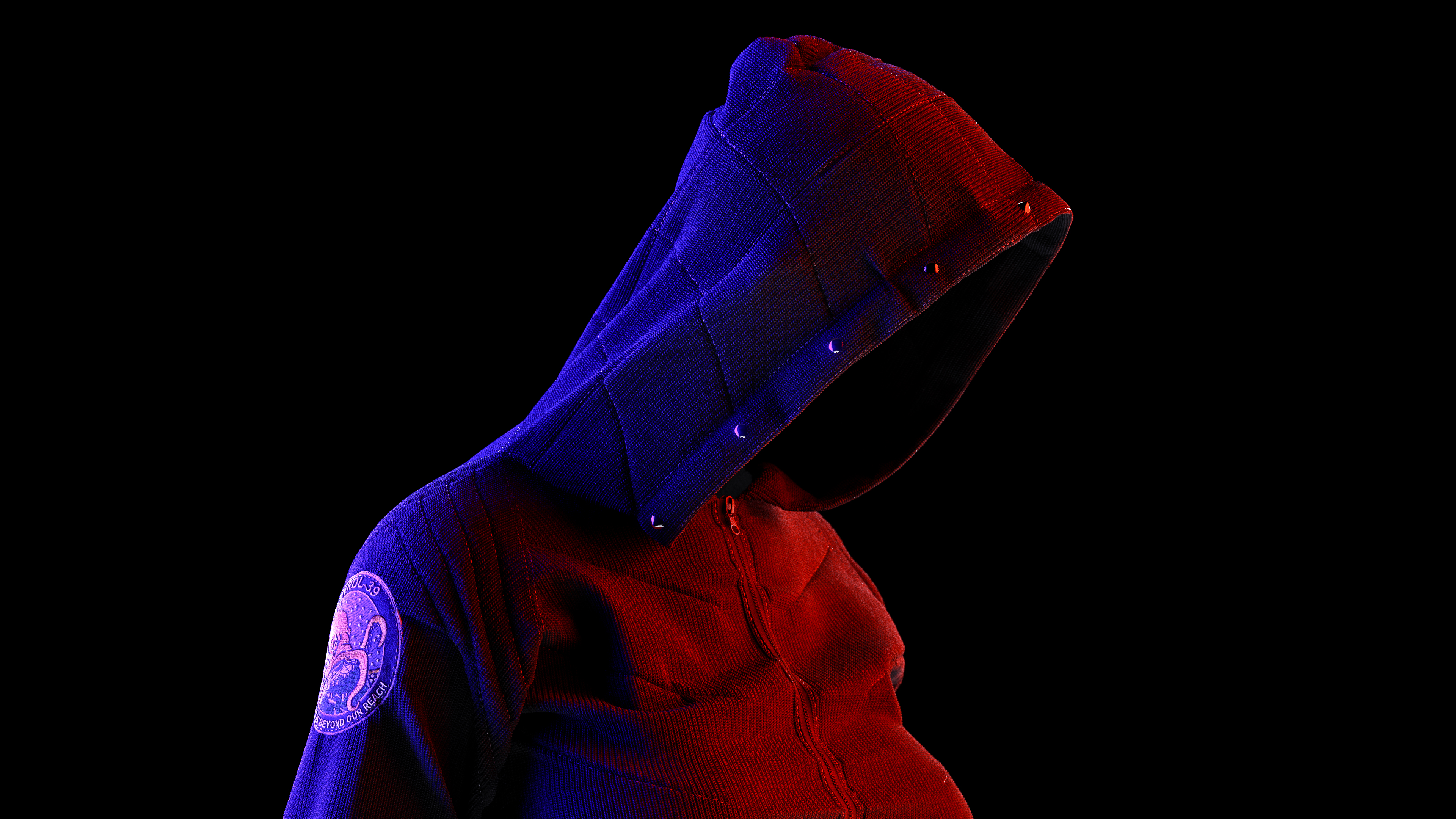 Neon Hoodie Guy 1440p Resolution HD 4k Wallpaper Image Photos And Picture