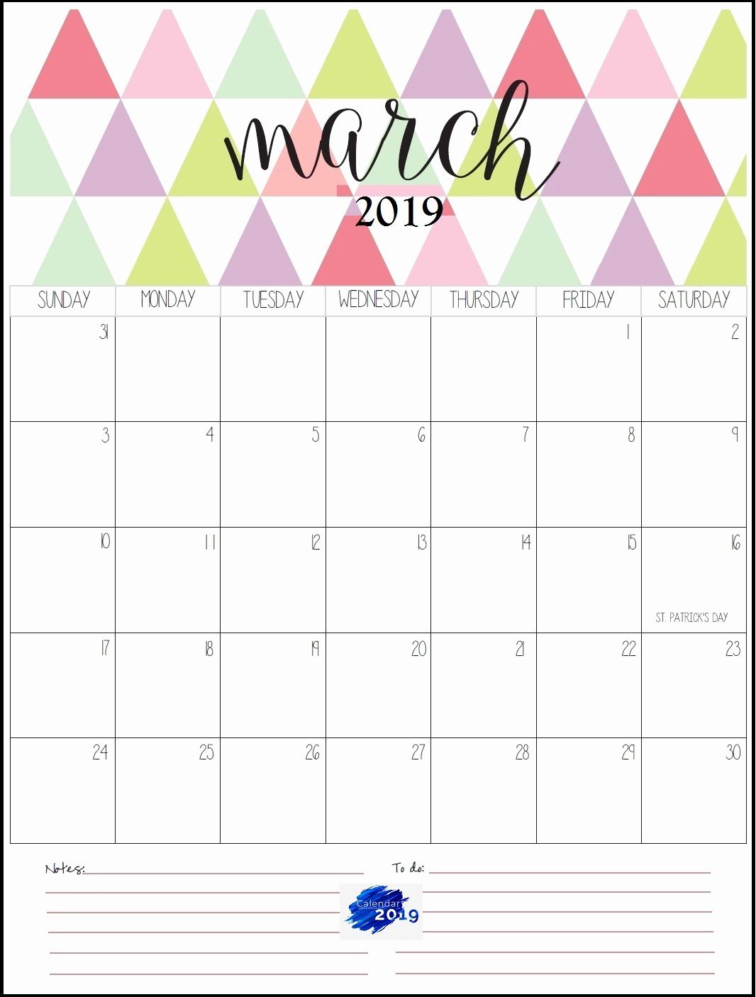 Cute March Calendar Floral Wallpaper Desk Image