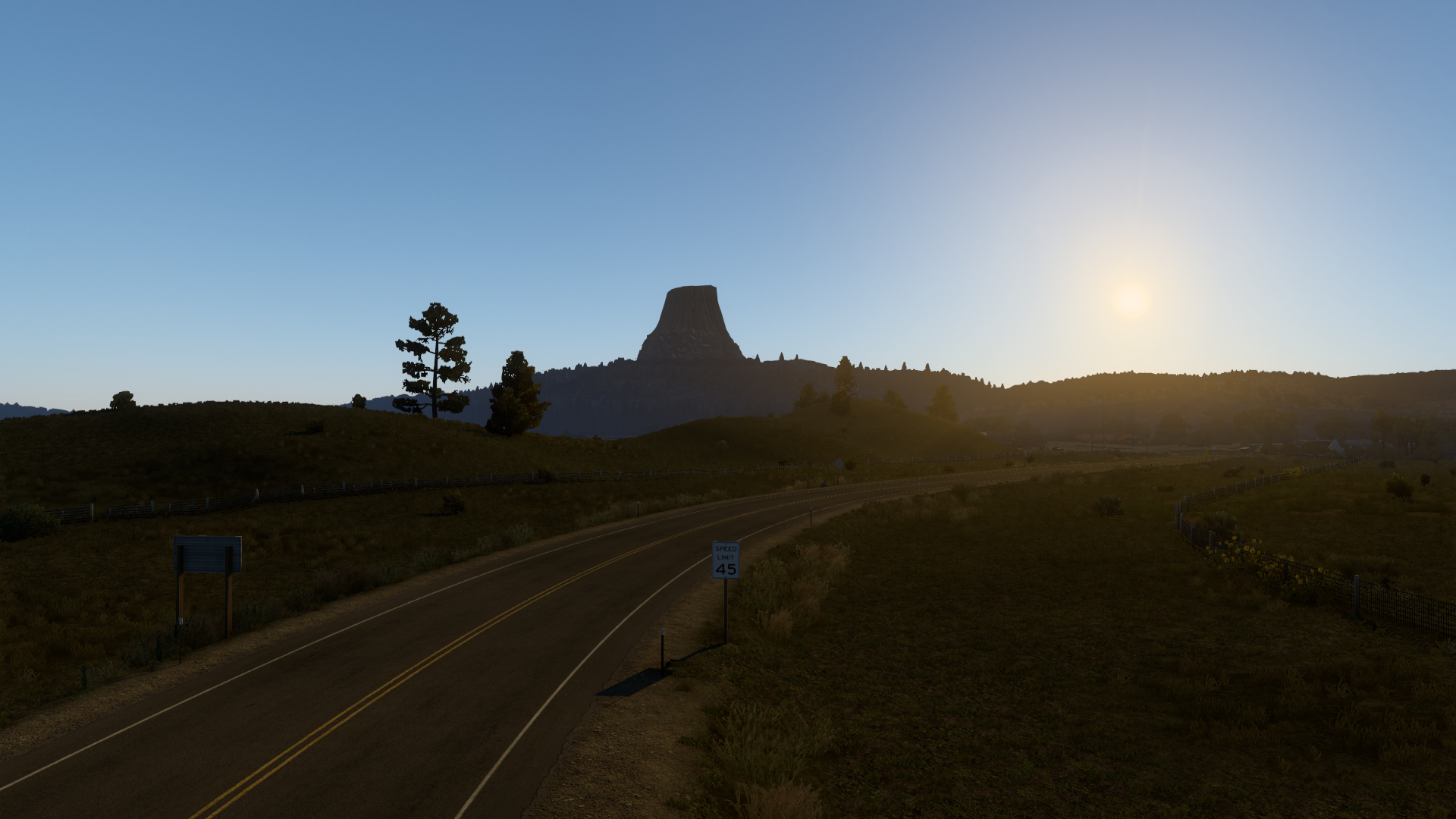Sunset Truck Freightliner Cascadia Video Game American Wallpaper