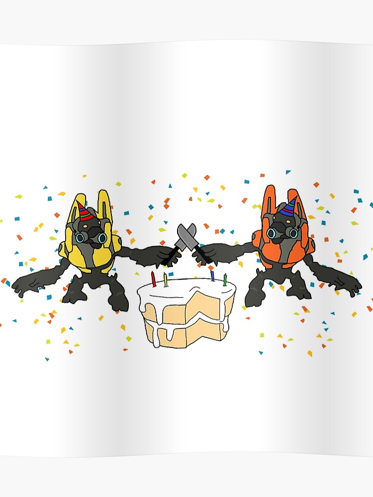 Grunt BirtHDay Party No Background Poster By Justdawson