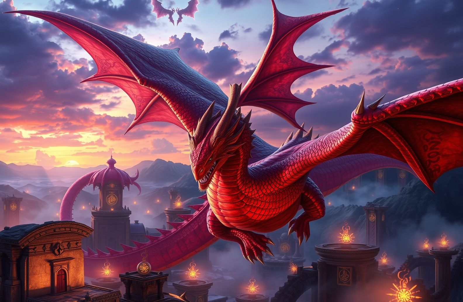 Red Dragon Gaming Wallpaper