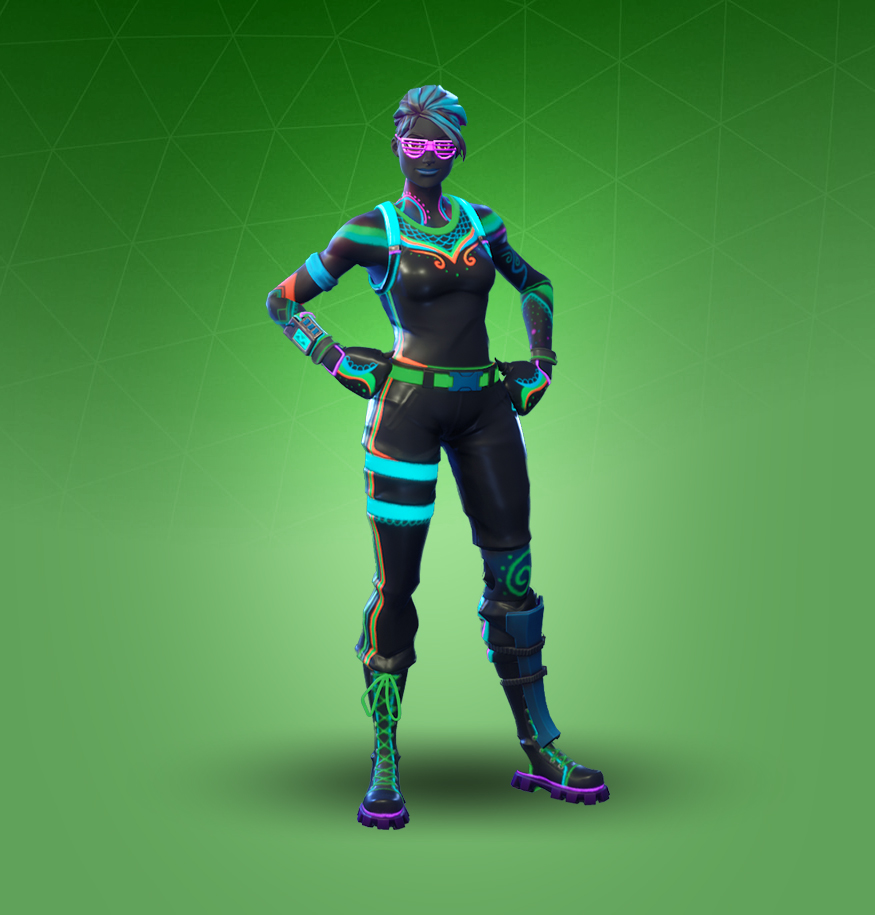 Fortnite Nitelite Skin Outfit Pngs Image Pro Game Guides