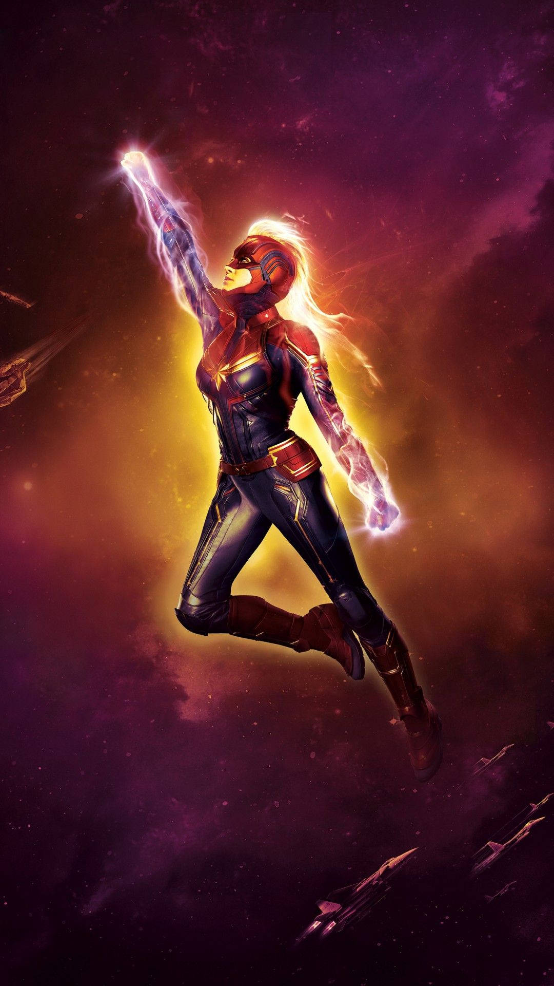 Captain Marvel iPhone Wallpaper