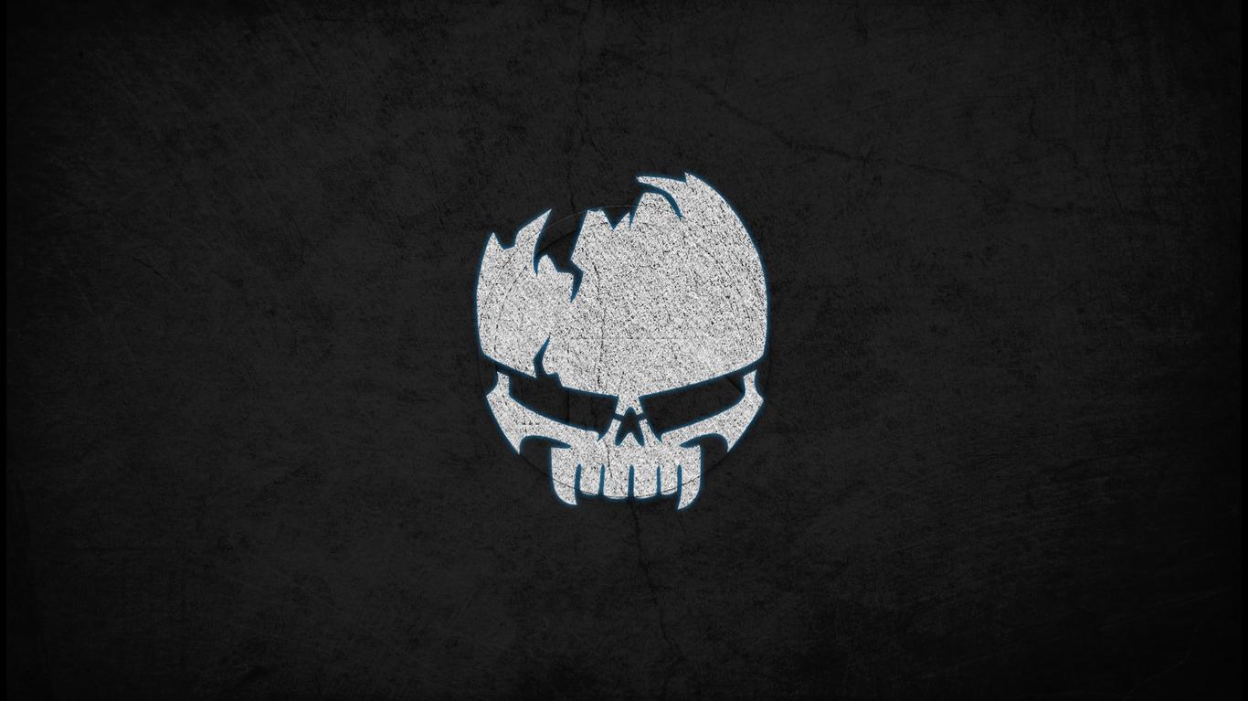 Skull Dark Gaming Laptop HD 4k Wallpaper Image