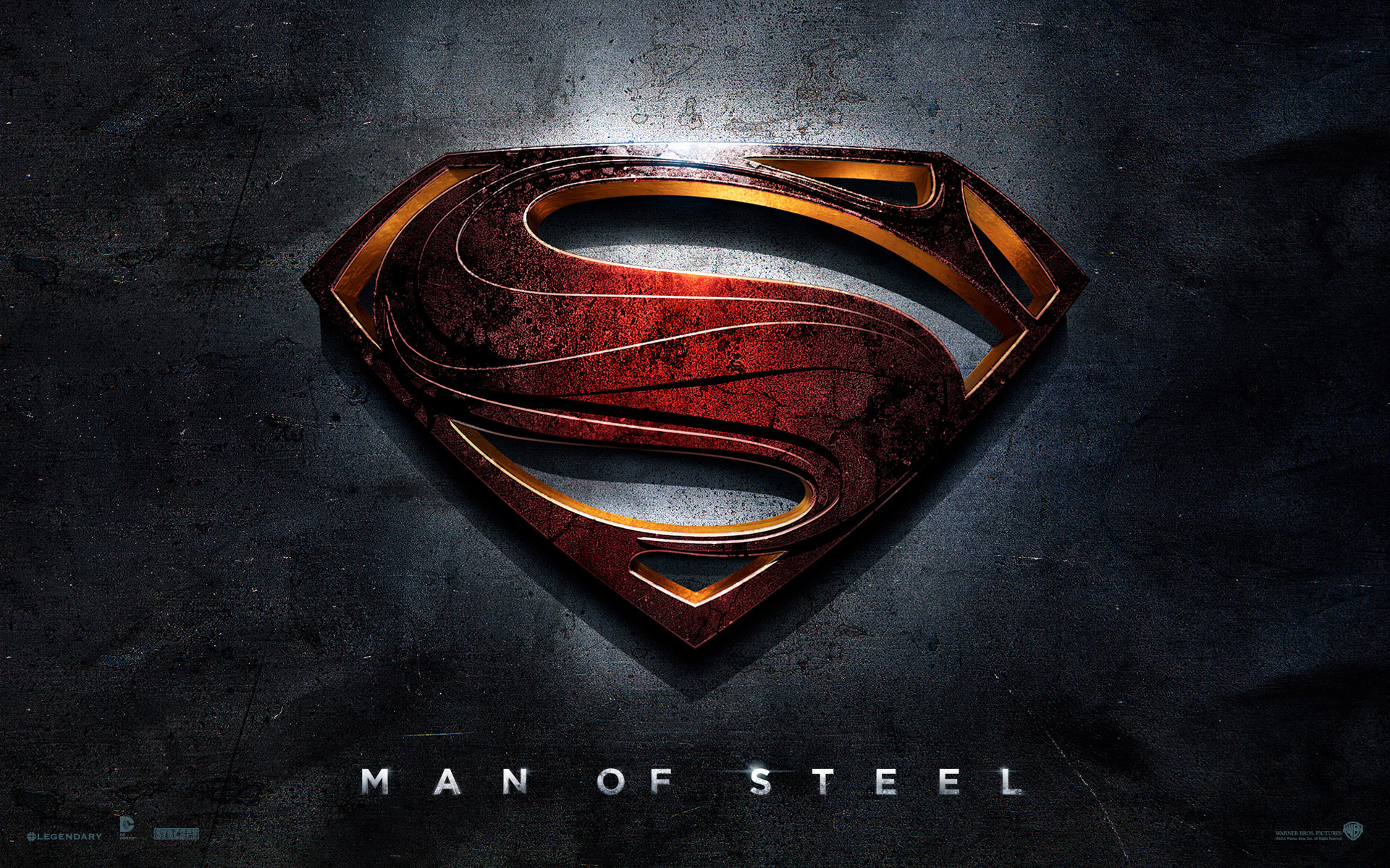 Superman The Man Of Steel Logo HD Wallpaper