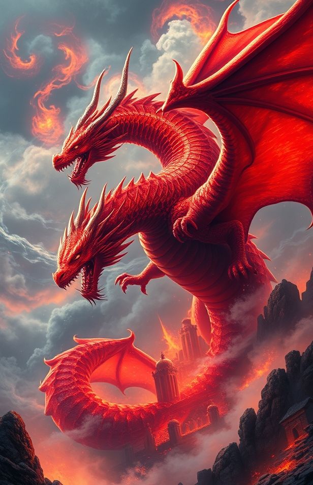 Red Dragon Gaming Wallpaper