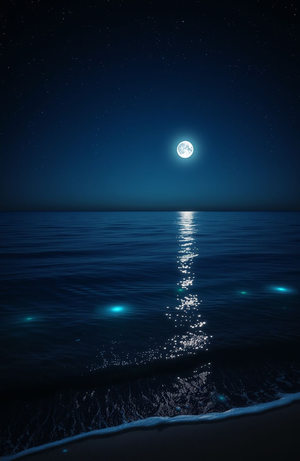 Night Ocean Wallpaper