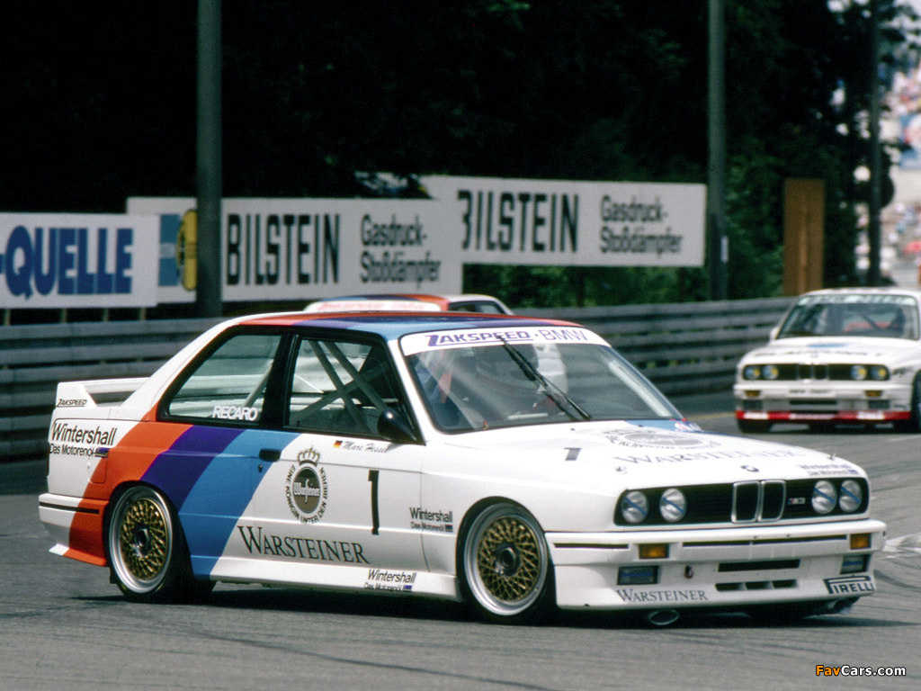 Wallpapers of BMW M3 DTM E30 198792 1024 x 768