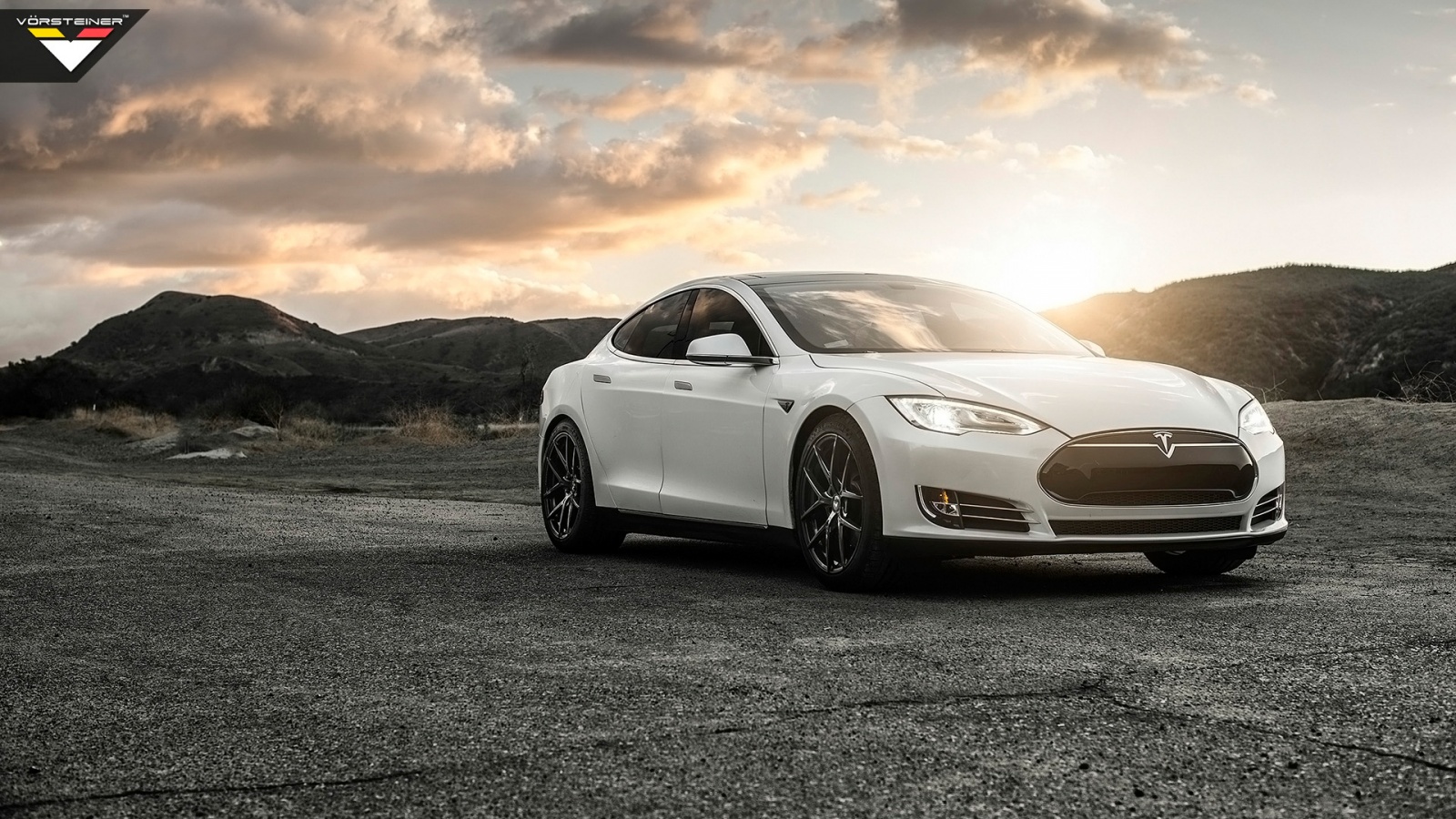 2014 Vorsteiner Tesla Model S P85 Wallpaper HD Car Wallpapers