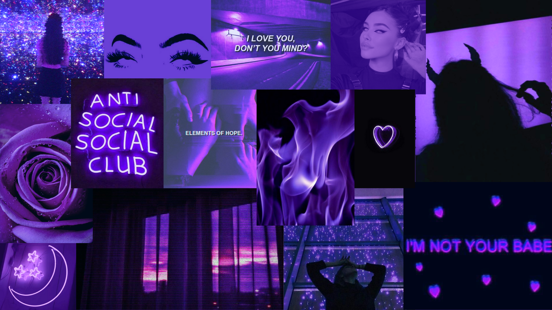 Aesthetic Purple Wallpaper