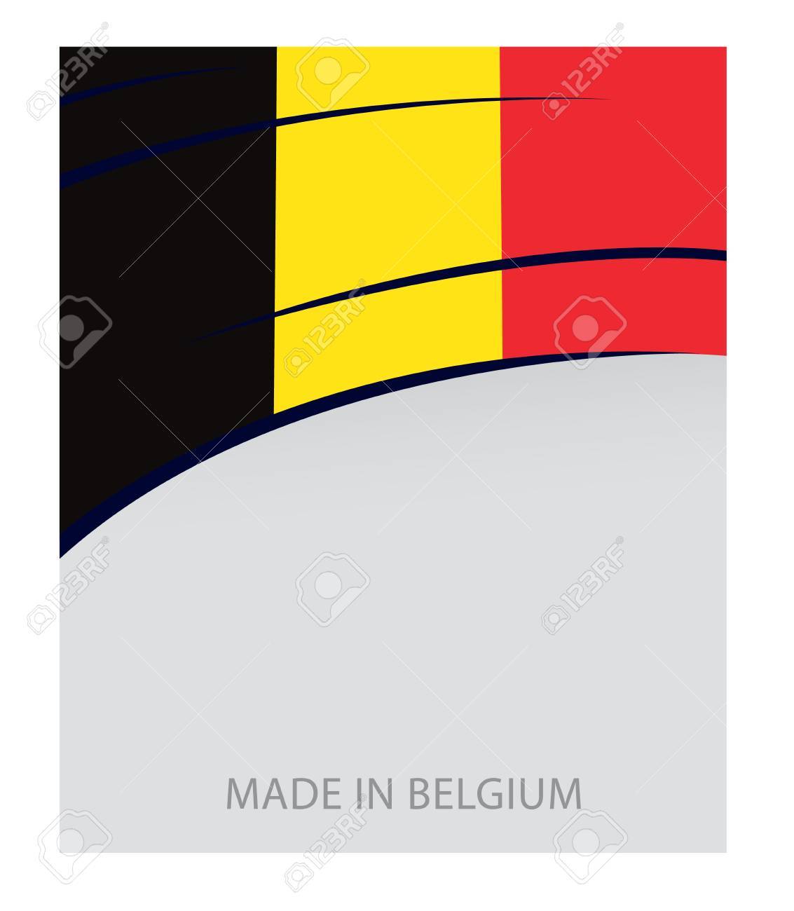 Belgium Background Belgian Flag Vector Art Royalty