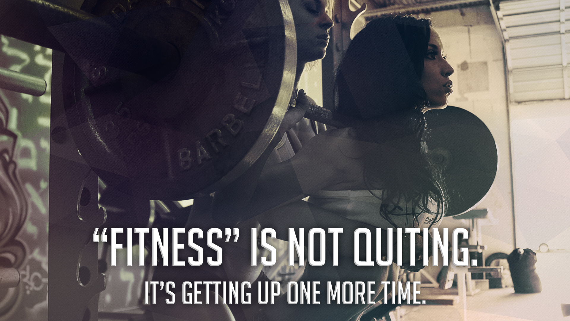 Fitness Is Not Quiting Wallpaper