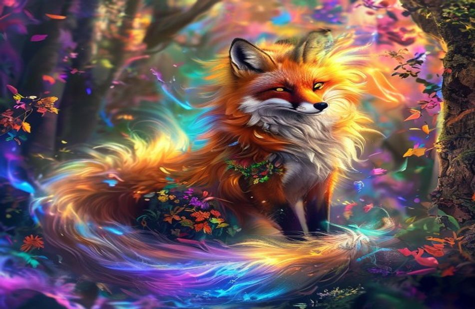 Nine Tails HD Wallpaper