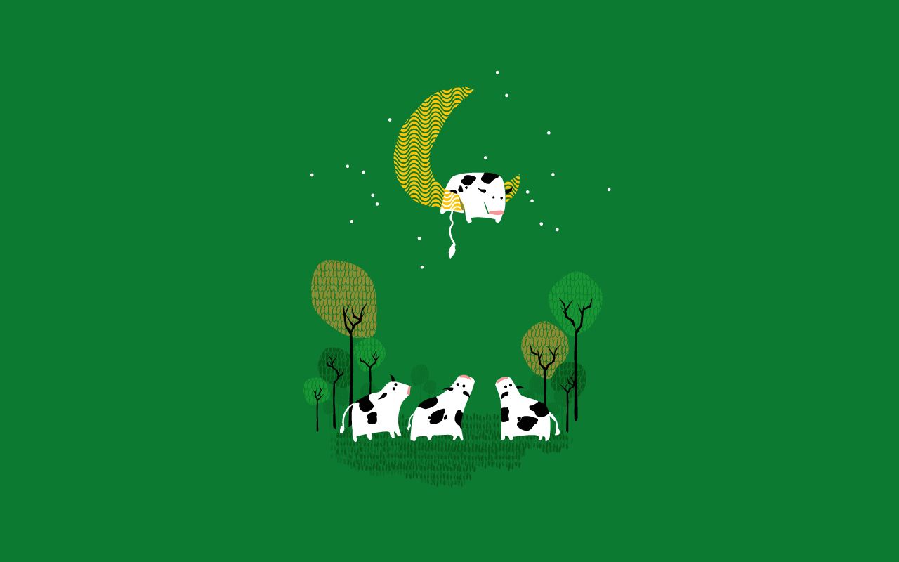 Wallpaper For Cute Cow