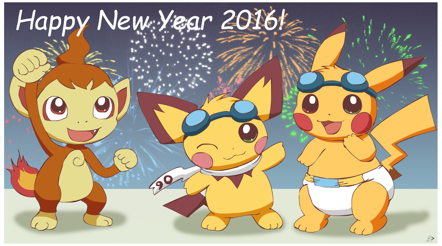 Happy New Year Of The Monkey By Pichu90
