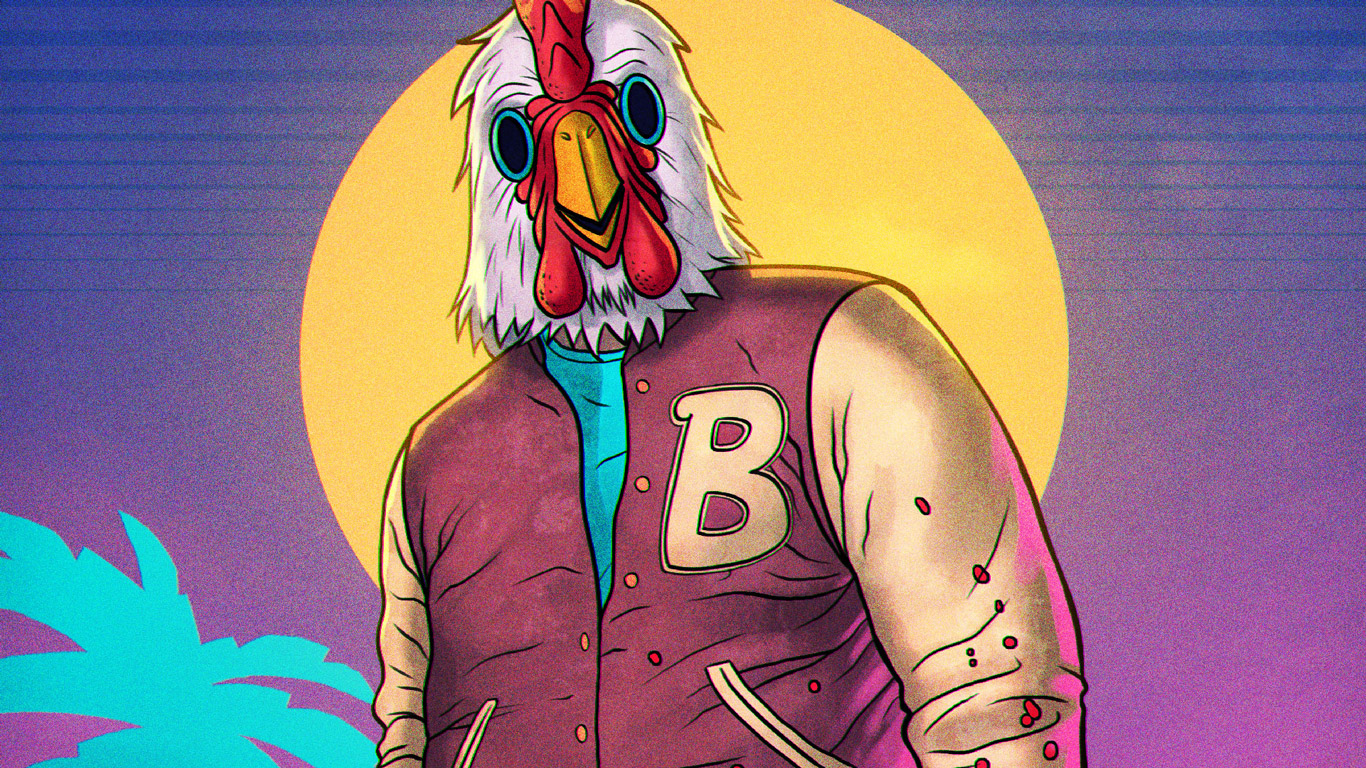 Hotline Miami Wrong Number Wallpaper In