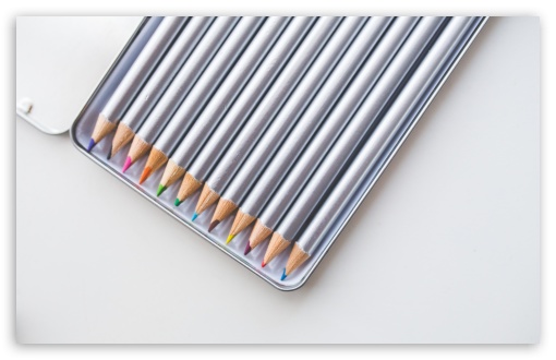 Colored Pencils HD Wallpaper For Standard Fullscreen Uxga Xga