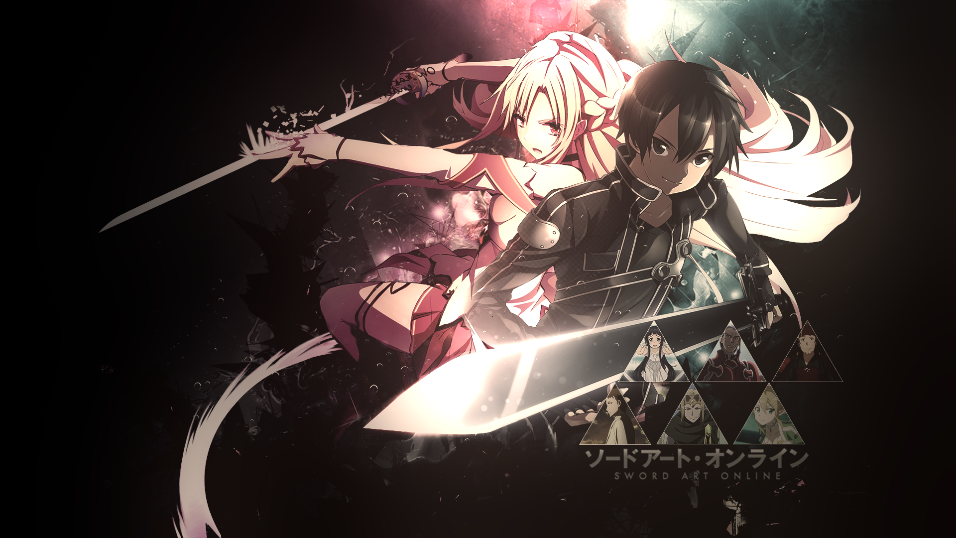 Download Anime Fight Sword Art Online Wallpaper